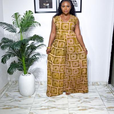 Classic Oversized Adire Jumpsuit